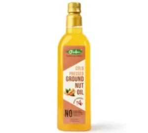 Cold Pressed Groundnut Oil (Gold)