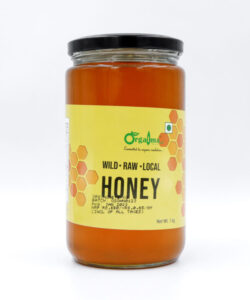 Orgatma Wild Honey 1Kg – Pure, Raw & Unprocessed