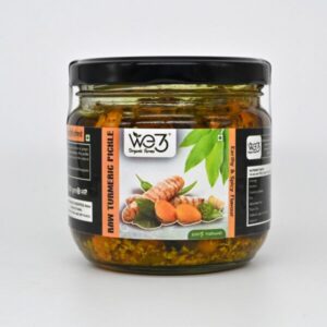 Raw Turmeric Pickle 200gm from We 3 Farms